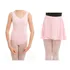 Kit Roupa Uniforme Ballet - Collant Regata + Saia Transp.