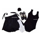 Kit Roupa Uniforme Figurino Ballet Infantil