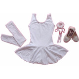 Kit Roupa Uniforme Figurino Ballet Para