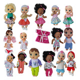 Kit Roupas Baby Alive Mundo Floral 22 Peças Mochila