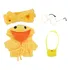 Kit Roupas Lalafanfan Pato Fofo Tiktok Café Mimi Acessórios
