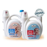 Kit Sabão Líquido Lava Roupas E Amaciante Bebê Baby Dreams