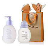 Kit Sabonete E Colonia Espuma Relaxante Mamãe E Bebe Natura