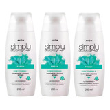 Kit Sabonete Intimo Fresh Simply Delicate 200ml 3 Unid avon