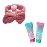 Kit Sabonete Pré pós Makeup Dermachem esponja Polvo Tiara