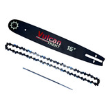 Kit Sabre Facão 16 Pol Corrente 28 Dente Motosserra Tekna