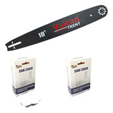 Kit Sabre Saibro 18 Motosserra 02 Correntes 32 Dentes 1 5