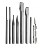 Kit Saca Pino Punção Talhadeira 8 Pçs Rocast
