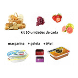 Kit Sache Margarina Leco geleia Isis mel Isis 50 Un De Cada