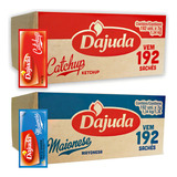 Kit Sachês De Condimentos Ketchup E Maionese Para Lanches 7g