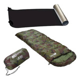 Kit Saco De Dormir Nautika Viper 15 c Isolante Termico Eva