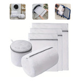 Kit Saco De Lavagem Roupa Delicada Calcinha Maquina De Lavar