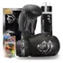 Kit Saco De Pancada Luva Boxe Muay Thai Infantil Pretorian Cor Preto + Dinossauro Animal Planet