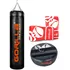 Kit Saco Pancadas Com Engate + Luva Bate Saco + Base Fixação