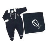 Kit Saída De Maternidade Corinthians Retrô Preto Timão Top