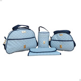 Kit Saída Maternidade Bolsa E Frasqueira Completo