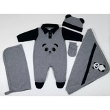 Kit Saída Maternidade Urso Panda