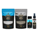 Kit Sal Parrilla Original E Pimenta Flor De Sal Fumaça Liqui