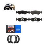 Kit Sapata Freio Fd61 Pastilha Pd55 Ford Fiesta 96 2002