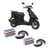 Kit Sapata Patim Lona De Freio Yamaha Scooter Jog 50 (d/t)