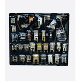 Kit Sapatas Pés Maq Calcadores 32pçs Singer Elgim Janome Etc