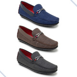Kit Sapato Masculino 3 Pares Mocassim Costurado Resistente
