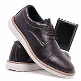 sapato masculino casual oxfdord carteira marrom