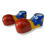 Kit Sapato Palhaço Decoração Festa Infantil Ceramica