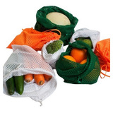 Kit Saquinhos Reutilizáveis Eco Legumes Frutas Verduras