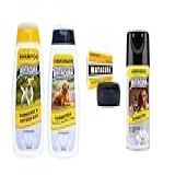 Kit Sarnicida E Anti Pulgas Matacura 1 Sabonete 80g - 1 Shampoo 200ml - 1 Condicionador 200ml - 1 Spray 100ml