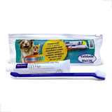 Kit Saúde Oral Virbac Cet Pasta Necessaire Escova
