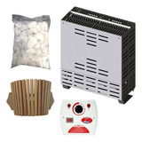 Kit Sauna Seca 12kw Sodramar Quadro Analógico Até 35m 