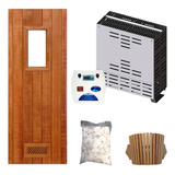Kit Sauna Seca 4kw Sodramar Quadro Digital Até 6m Oferta 220v