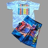 Kit Seaway Infantil Camisa E Bermuda