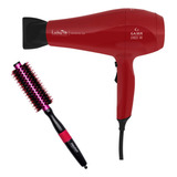 Kit Secador Gama Lichia 2100w Escova Proart 15mm Epm04