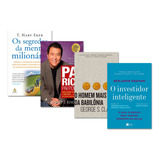Kit Segredos Da Mente Milionária Pai Rico Pai Pobre Invest