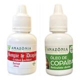 Kit Seiva Sangue Dragão Óleo Natural Gotas 100 Puro 20ml