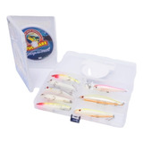 Kit Seleção Pesca Tucunaré Nakamura Estojo Dvd 8 Iscas