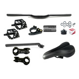 Kit Selim Bike Gts canote 27 2 pedal guidão mesa Bike Mtb