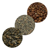 Kit Sementes Crotalaria Ervilhaca E Feijão Guandu 5kgs Cada