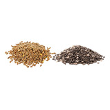 Kit Sementes De Chia Linhaça Dourada 1kg Embalado A Vácuo
