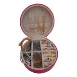 Kit Semi Joias 24pçs lindo Estojo Corrente Brinco Anel E 