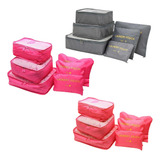 Kit Separador De Mala Necessaire Viagem Guarda Roupa Closet