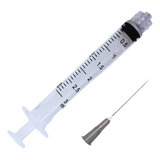 Kit Seringa 3ml Luer Lock Com 50 Agulha 25x7 Com 50 Sr