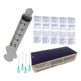 Kit Seringa 5ml Bd Agulha 30x7 Bd Pct 100 Unids Cada