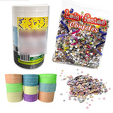 Kit Serpentina E Confete Papel Colorido Carnaval Decoração
