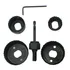 Kit Serra Copo 6 Peças Metal/ Madeira/ Plastic