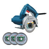 Kit Serra Mármore Titan Gdc150 220v 3 Discos 105mm Bosch