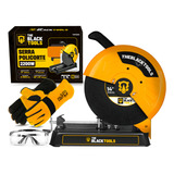 Kit Serra Policorte 2200w 14 Pol   Oculos E Luva De Proteção
