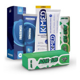 Kit Seshop 3 Itens Gel Esfria Lubrifica Massagem Erotica